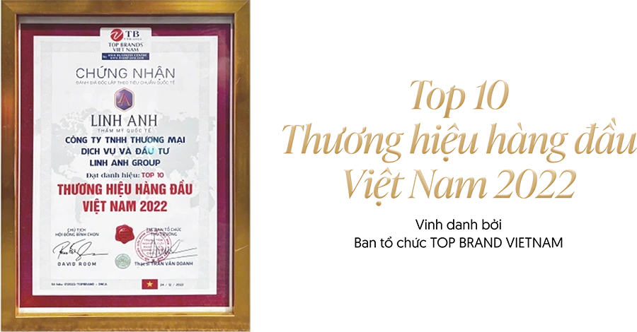 Chứng nhận và giải thưởng Linh Anh 3